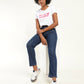 Women's 710 Blue Skinny Fit High Rise Jeans - 20shot View