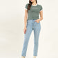 Women's 724 Blue Straight Fit High Rise Jeans - Front View