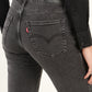 Women's 724 Grey Slim Straight Fit High Rise Jeans - Detail View