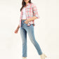 Women's 724 Blue Slim Straight Fit High Rise Jeans - Styleshot View
