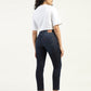 Women's 724 Dark Blue Slim Straight Fit High Rise Jeans - Back View