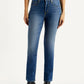 Women's 724 Med Indigo Slim Straight Fit High Rise Jeans - Front View
