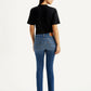 Women's 724 Med Indigo Slim Straight Fit High Rise Jeans - Back View