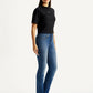 Women's 724 Med Indigo Slim Straight Fit High Rise Jeans - Side View