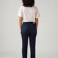 Women's 724 Dark Blue Slim Straight Fit High Rise Jeans - Back View