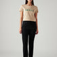 Women's 724 Black Slim Straight Fit High Rise Jeans - Front View
