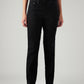 Women's 724 Black Slim Straight Fit High Rise Jeans - Front View