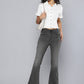 Women's 725 Grey Bootcut Fit High Rise Jeans - 4 View