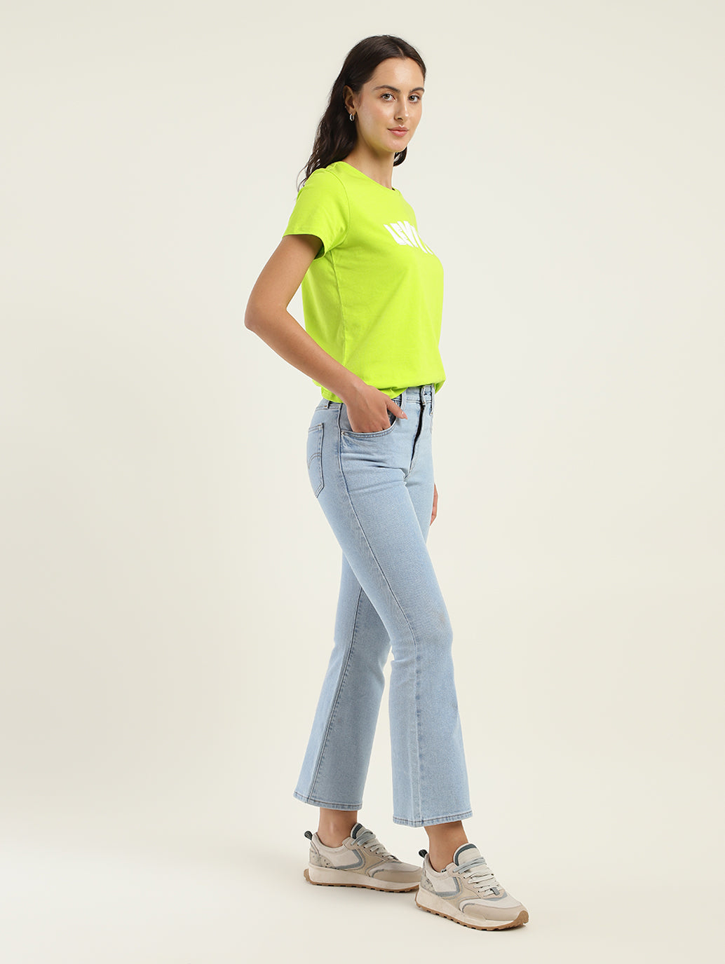 Women's 725 Blue Bootcut Fit High Rise Jeans - 3ae8e334-3a7a-4eb5-9d4a-9c02b7f65a7f View