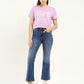 Women's 725 Blue Bootcut Fit High Rise Jeans - Front View