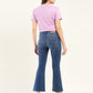 Women's 725 Blue Bootcut Fit High Rise Jeans - Back View