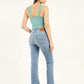 Women's 725 Blue Bootcut Fit High Rise Jeans - Back View