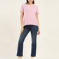 Women's Graphic Relaxed Fit T-Shirt - ModelFront View