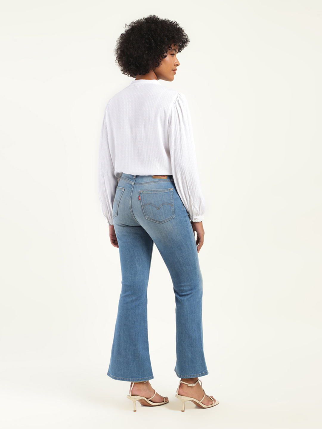 Women's 710 Blue Skinny Fit High Rise Jeans - 51e0df07-27d2-42e1-a218-87c16ac040a2 View