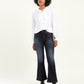 Women's 710 Blue Skinny Fit High Rise Jeans - Front View