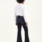 Women's 710 Blue Skinny Fit High Rise Jeans - Back View