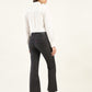 Women's 726 Black Flared Fit High Rise Jeans - Back View