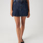 Women's Mid Rise Regular Fit Cotton Skirt - Front View