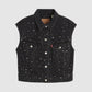 Women's Shrunken '90s Trucker Vest - Front View