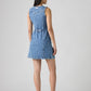 Women's Vianna Vest Denim Dress - Back View