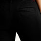 Women's Redloop Black Wedgie Straight Fit High Rise Jeans - Detail View