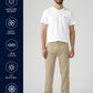 Men's Beige Regular Fit Tech Pant Chinos - 001k90004 View