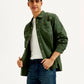 Men's Solid Dyed Spread Collar Shirt - Elevated View
