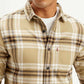 Men's Checkered Relaxed Fit Shirt - Detail View