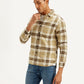 Men's Checkered Relaxed Fit Shirt - Side View