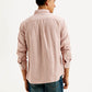 Men's Striped Slim Fit Oxford Shirt - Back View