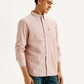 Men's Striped Slim Fit Oxford Shirt - Side View