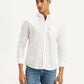 Men's Solid Slim Fit Shirt - Front View