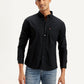 Men's Solid Slim Fit Shirt - Front View