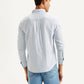 Men's Solid Slim Fit Shirt - Back View