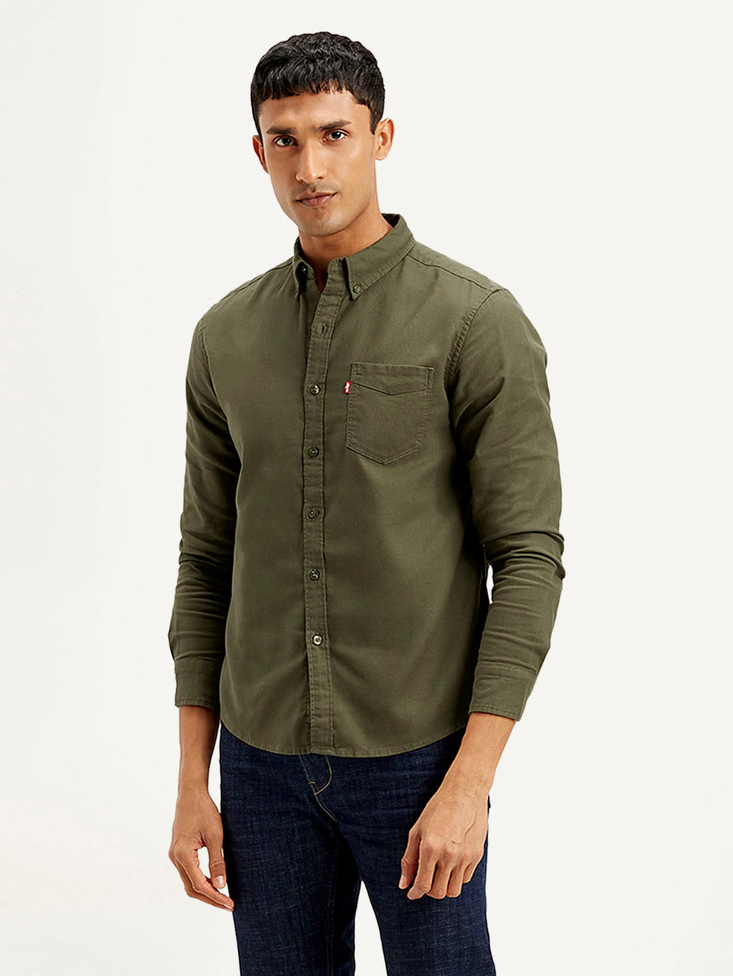 Men's Solid Slim Fit Shirt - Styleshot View