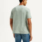 Men's Textured Regular Fit T-Shirt - Back View