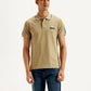 Men's Solid Slim Fit Polo T-shirt - Front View