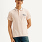 Men's Solid Slim Fit Polo T-shirt - Front View