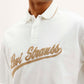 Men's Brand Logo Loose Fit Polo T-shirt - Detail View
