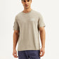 Men's Solid Crew Neck Utility T-Shirt - Front View