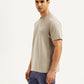 Men's Solid Crew Neck Utility T-Shirt - Side View