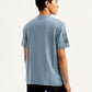 Men's Solid Crew Neck Utility T-Shirt - Back View