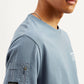 Men's Solid Crew Neck Utility T-Shirt - 20Detail View