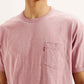 Men's Solid Slim Fit T-shirt - Detail View