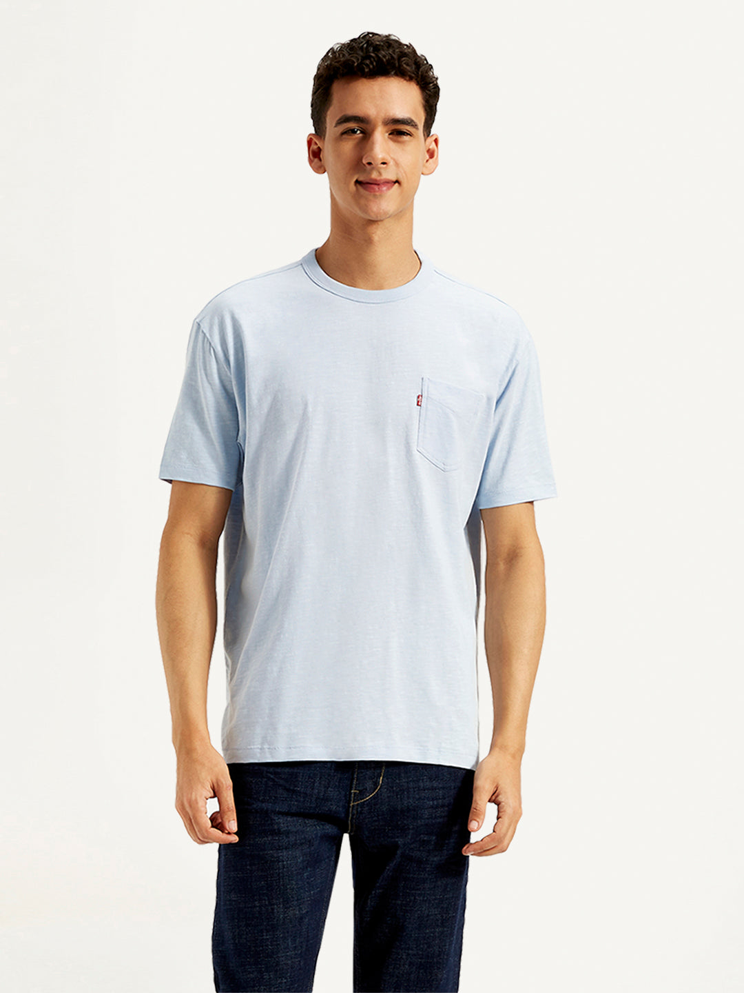 Men's Solid Slim Fit T-Shirt - 20 View