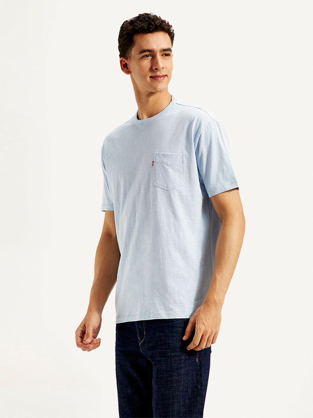 Men's Solid Slim Fit T-Shirt - 20 View