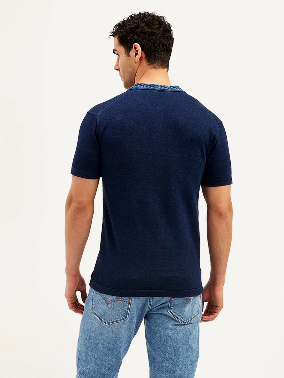 Men's Solid Slim Fit Polo T-Shirt - 20 View