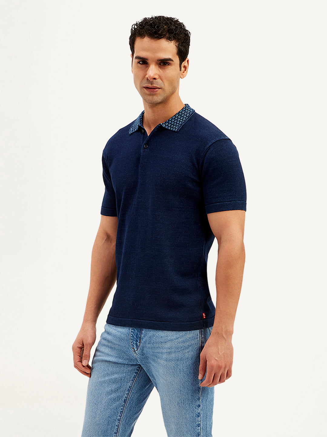 Men's Solid Slim Fit Polo T-Shirt - 20 View