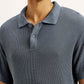 Men's Redloop Textured Slim Fit Polo T-Shirt - Detail View