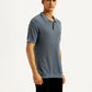 Men's Redloop Textured Slim Fit Polo T-Shirt - Side View